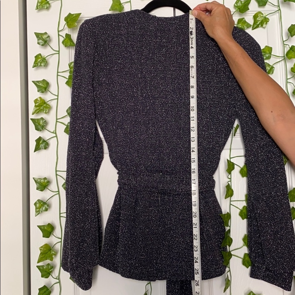NWT BCBGeneration Black Sparkly Blazer - Picture 7 of 13